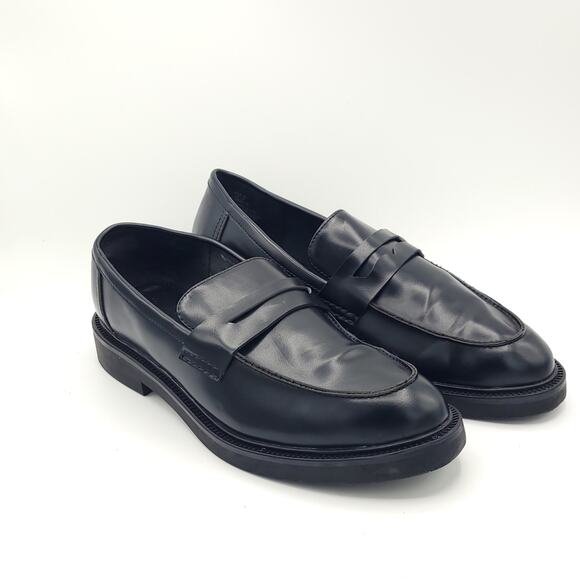 H&M Chunky Platform Lug Sole Loafers Black women\'s size 10 main image 7